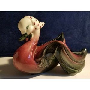 Vintage Hull Pottery USA Bird Swan Planter Vase